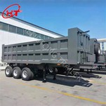 3xle izgāztuves puspiekabe