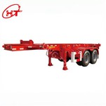 Konteineru nesēja šasijas piekabe