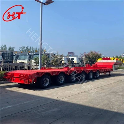 Ekskavatora piekabe ar zemu gultni